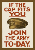 "If the Cap Fits" - Allied WW1 Propaganda Poster TheHistoryPrint