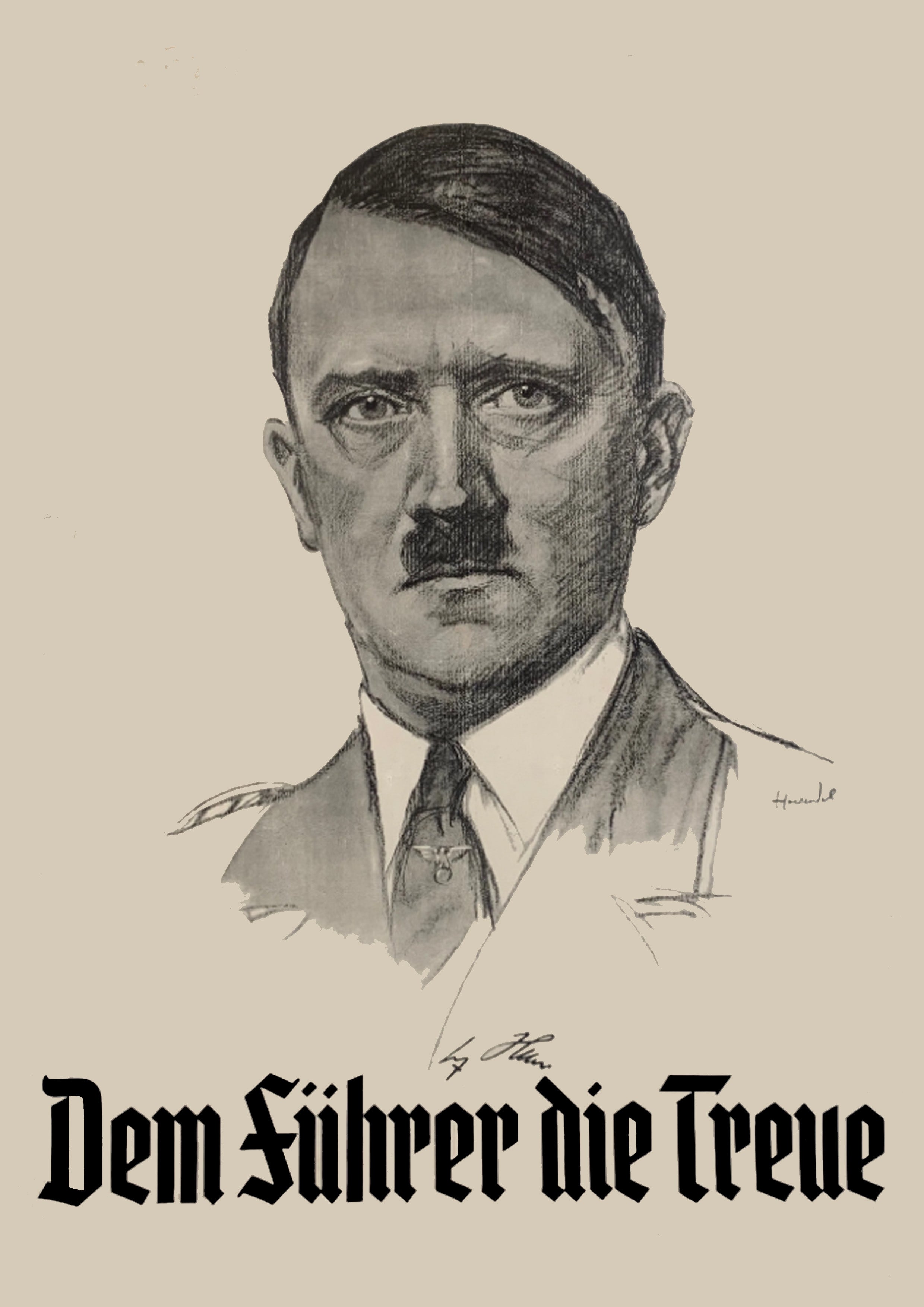 "The Leader" - German WW2 Propaganda Poster TheHistoryPrint