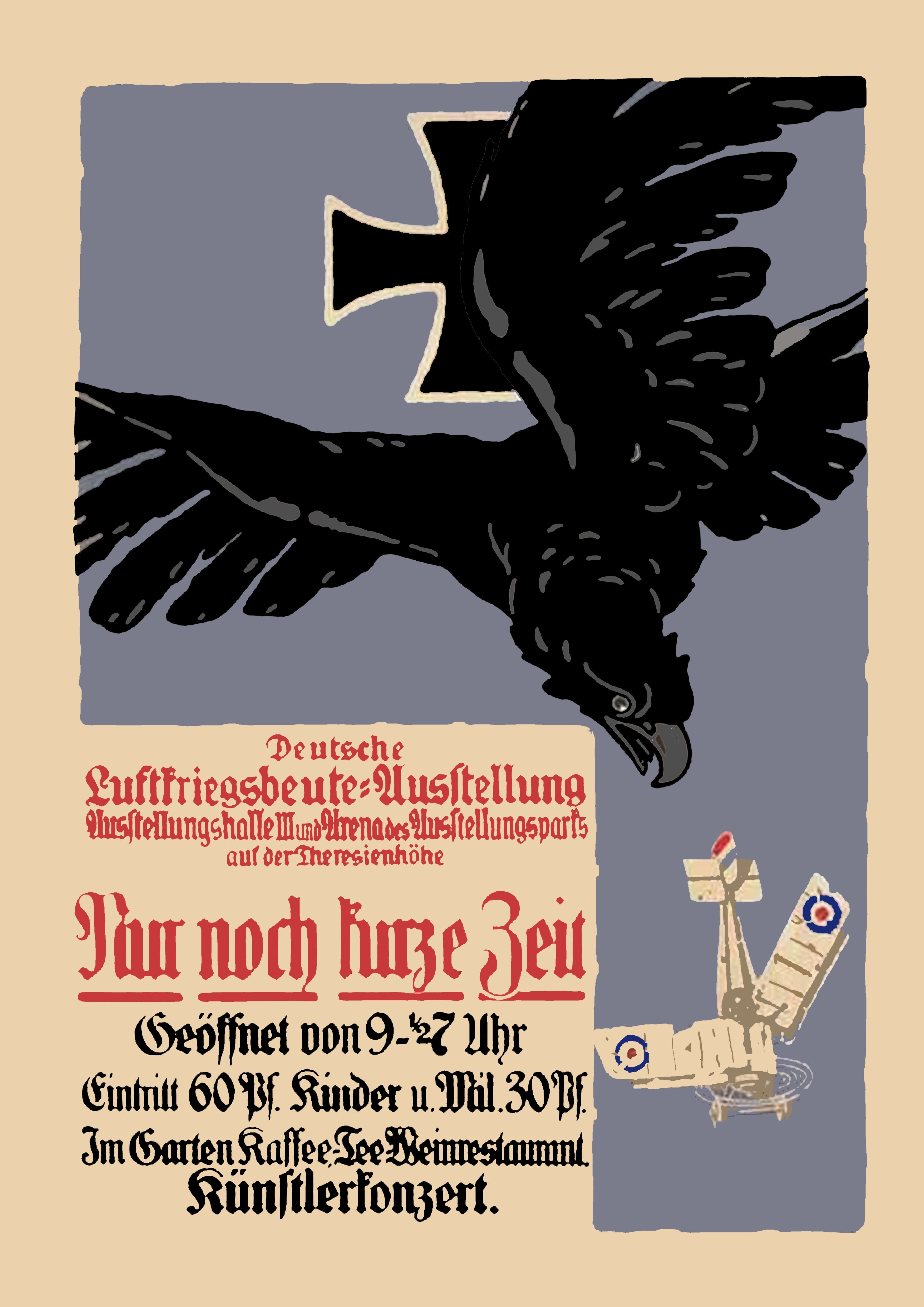 "German Air Service" - German WW1 Propaganda Poster TheHistoryPrint