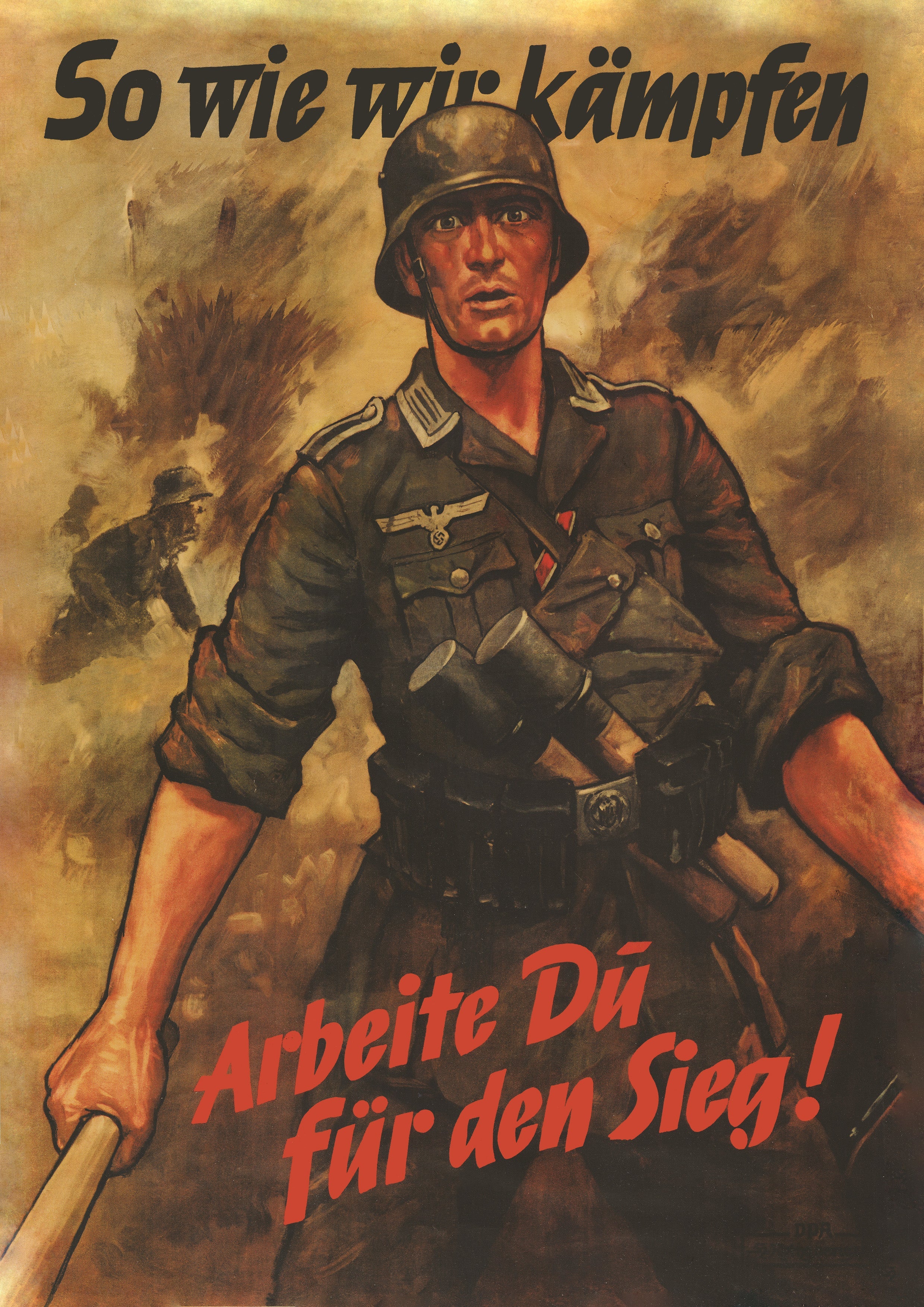 "Soldier" - German WW2 Propaganda Poster TheHistoryPrint