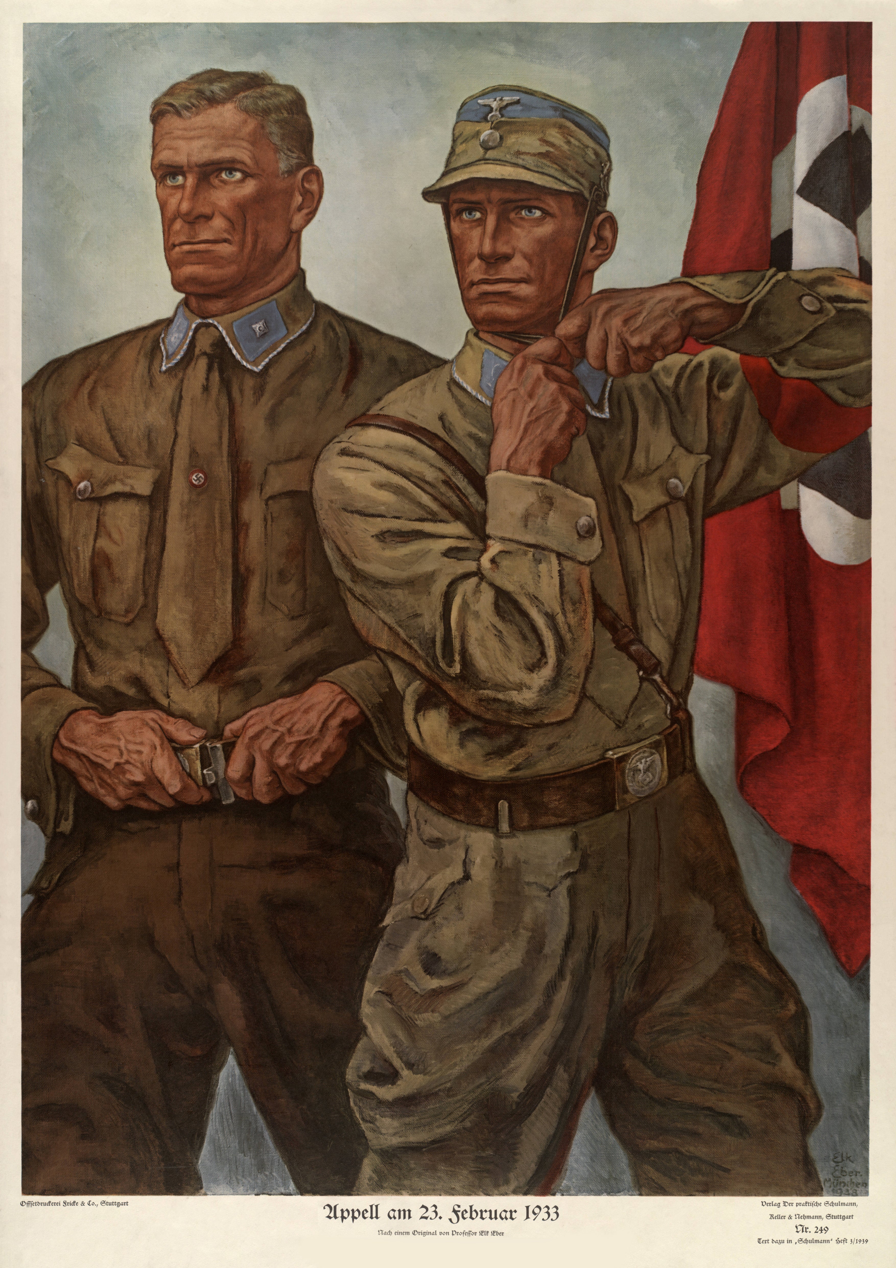 "1933 Soldiers" - German WW2 Propaganda Poster TheHistoryPrint