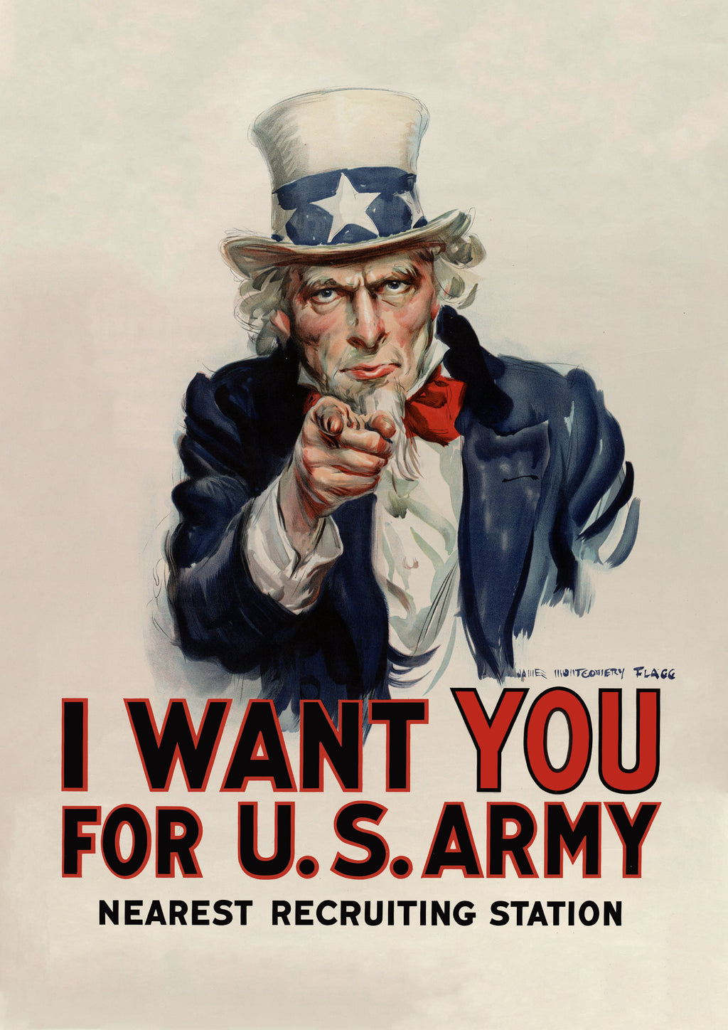 "I Want You" - US WW2 Propaganda Poster TheHistoryPrint