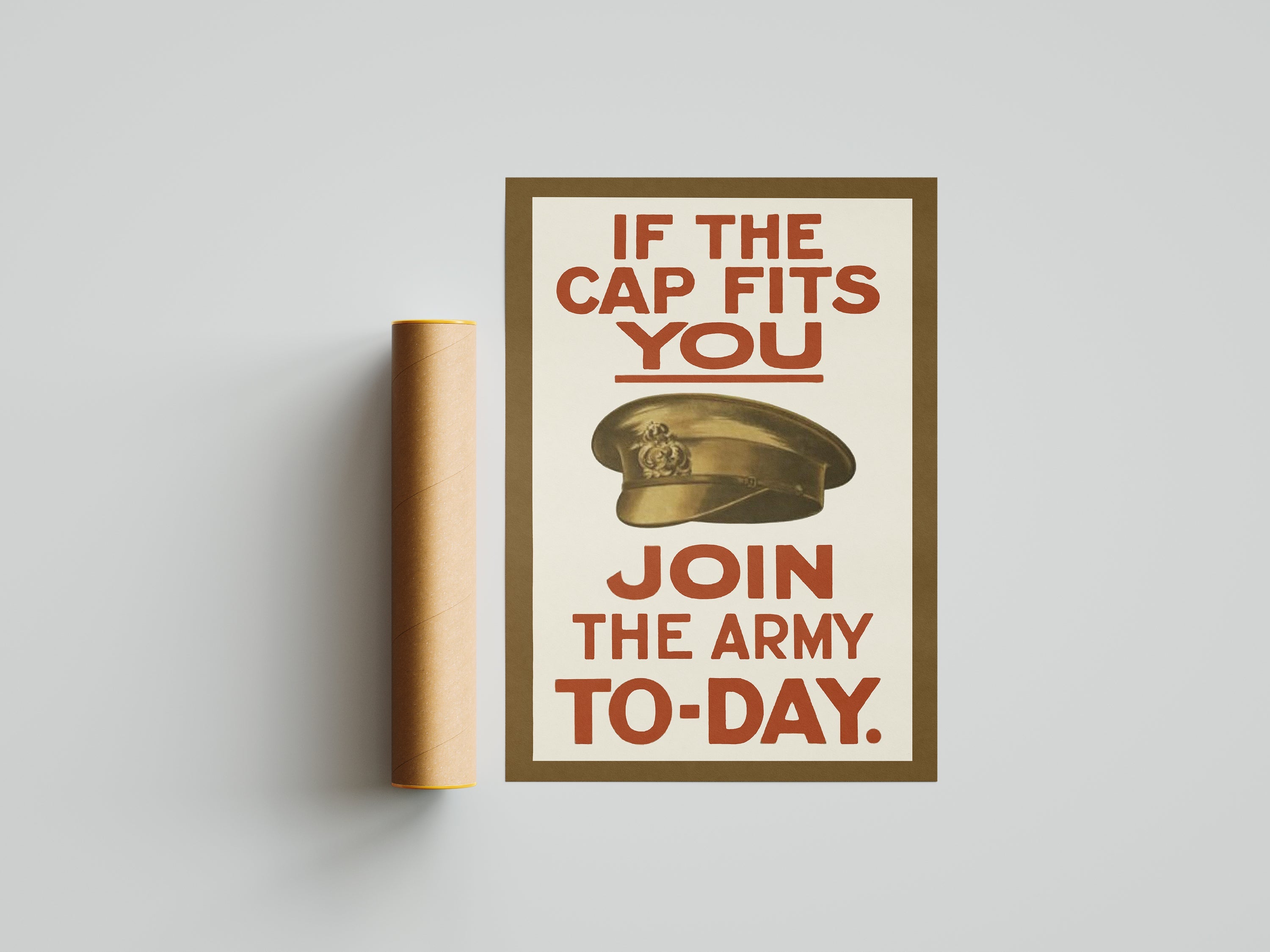 "If the Cap Fits" - Allied WW1 Propaganda Poster TheHistoryPrint