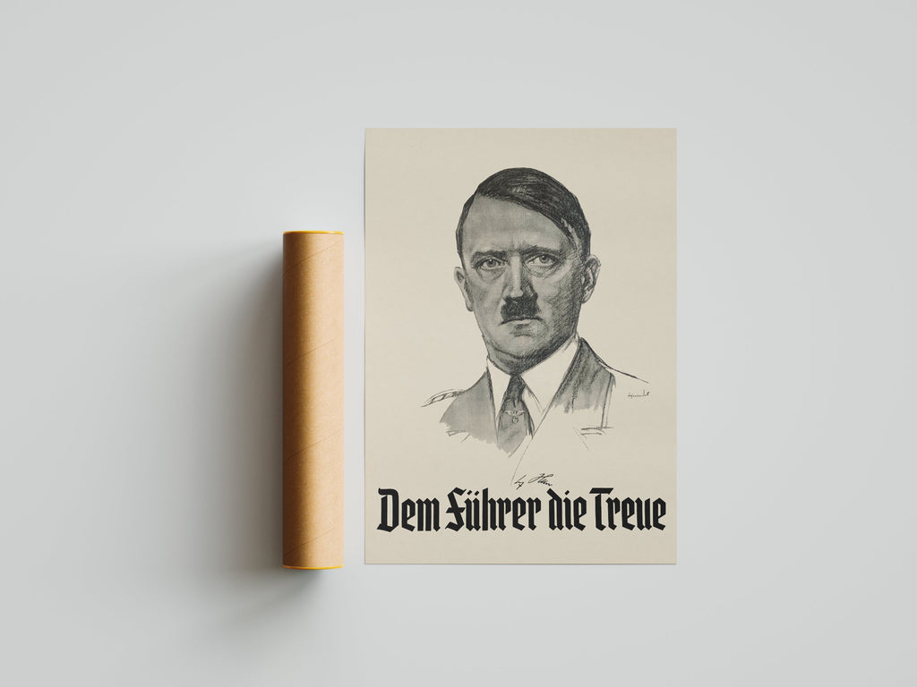 "The Leader" - German WW2 Propaganda Poster TheHistoryPrint