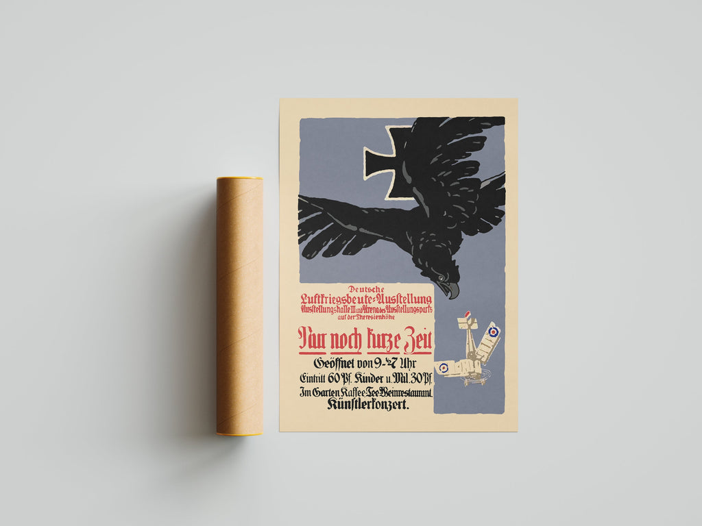 "German Air Service" - German WW1 Propaganda Poster TheHistoryPrint