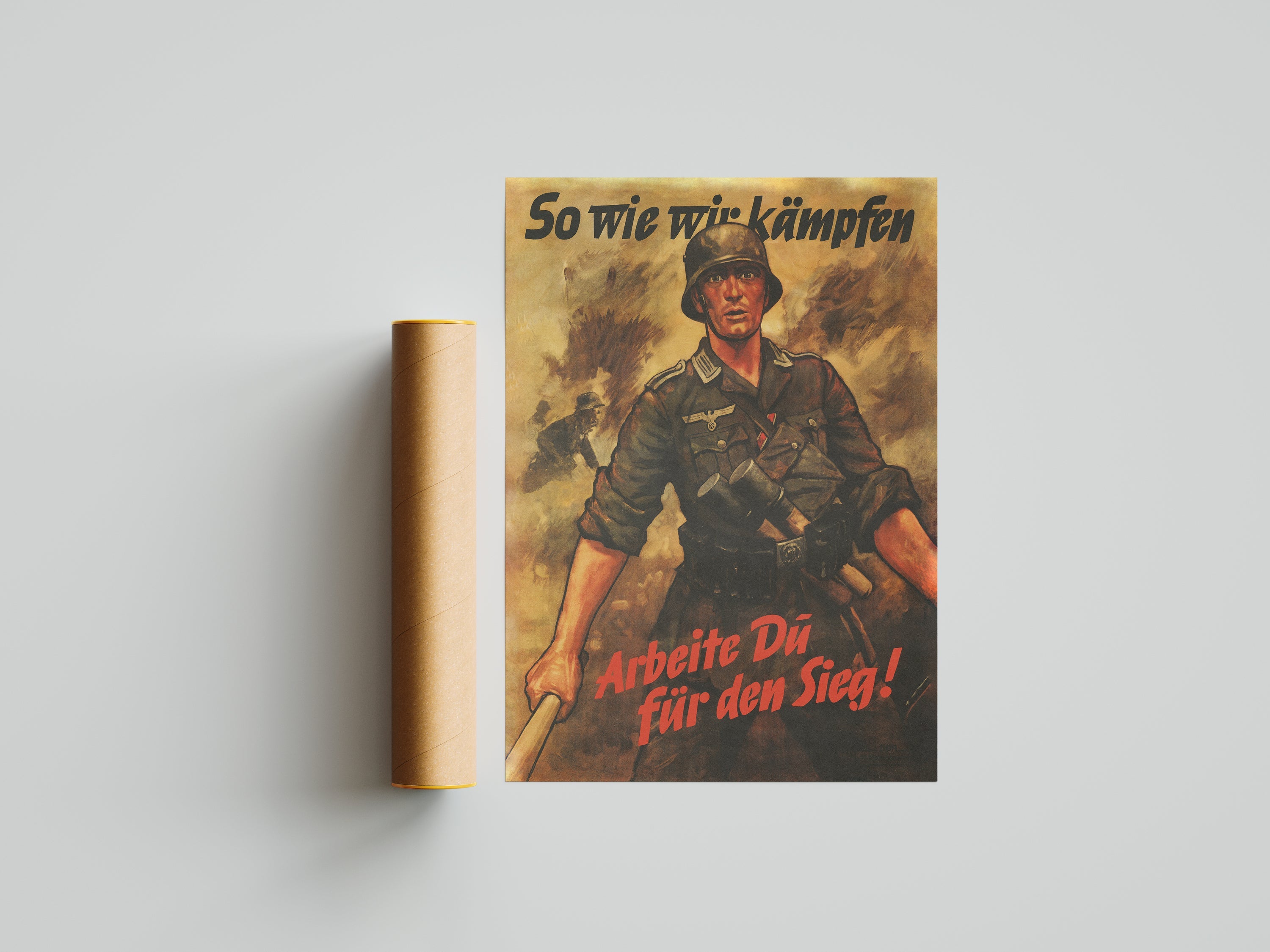 "Soldier" - German WW2 Propaganda Poster TheHistoryPrint