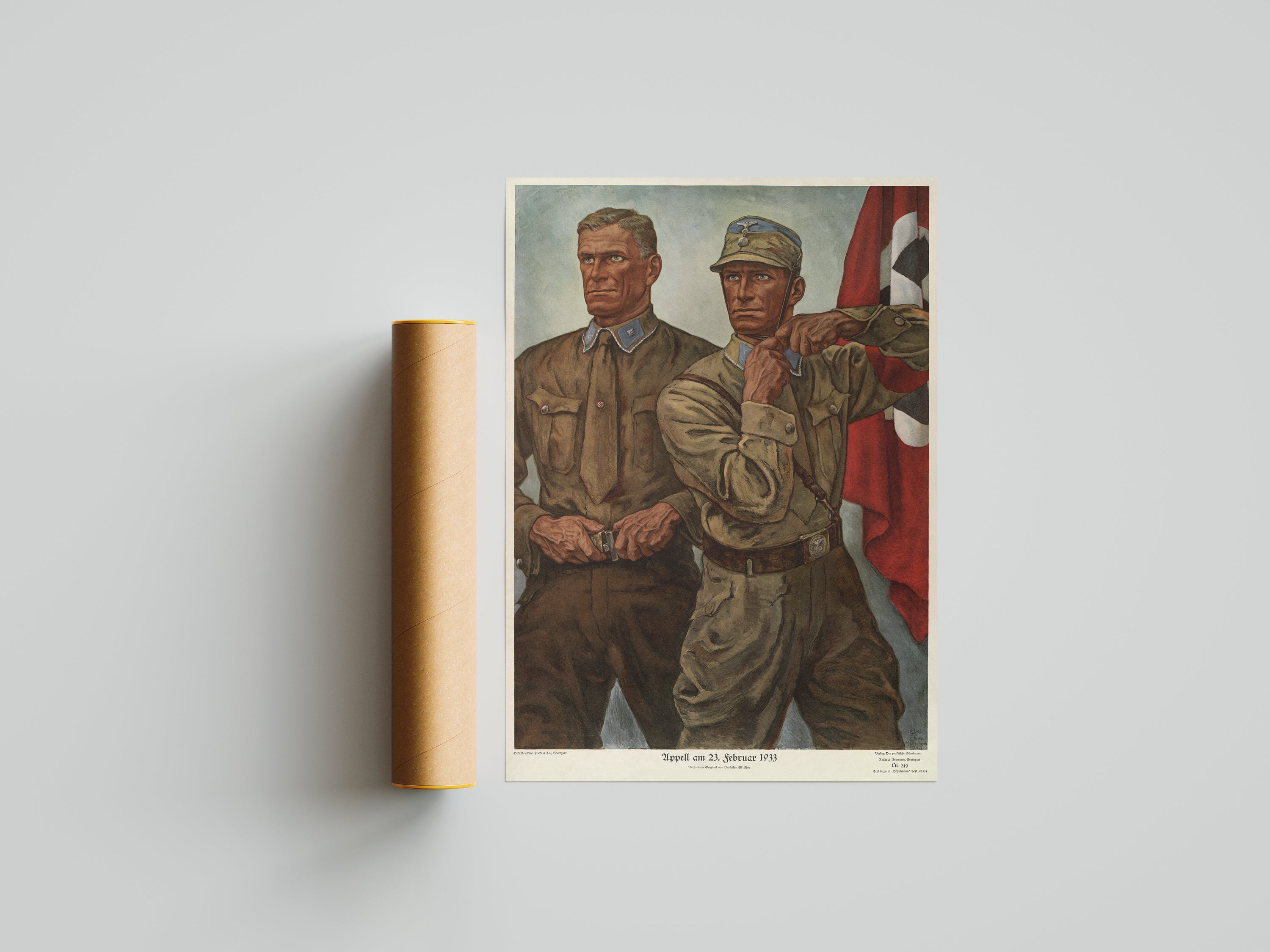 "1933 Soldiers" - German WW2 Propaganda Poster TheHistoryPrint