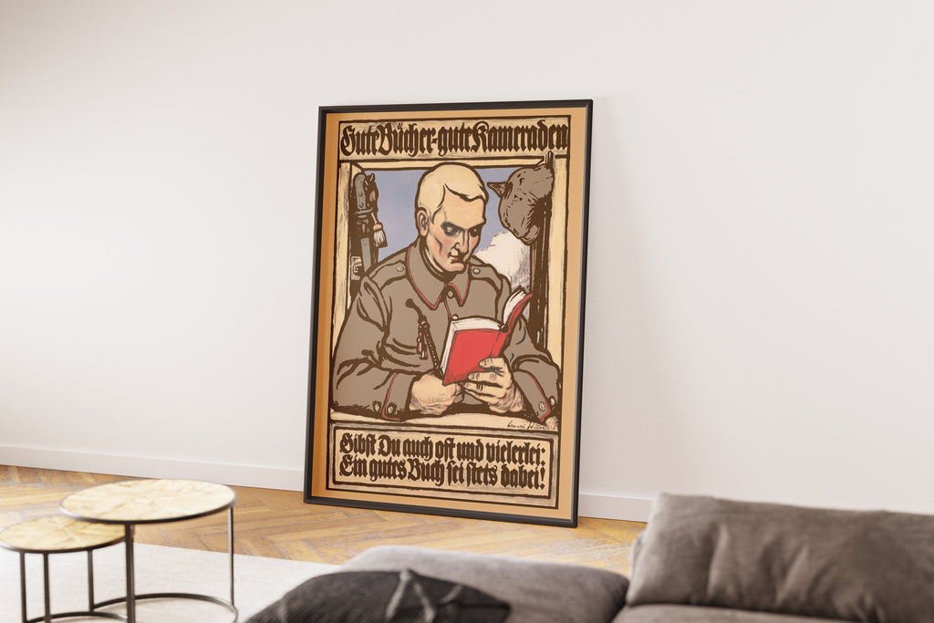 "Good Comrades" - German WW1 Propaganda Poster TheHistoryPrint