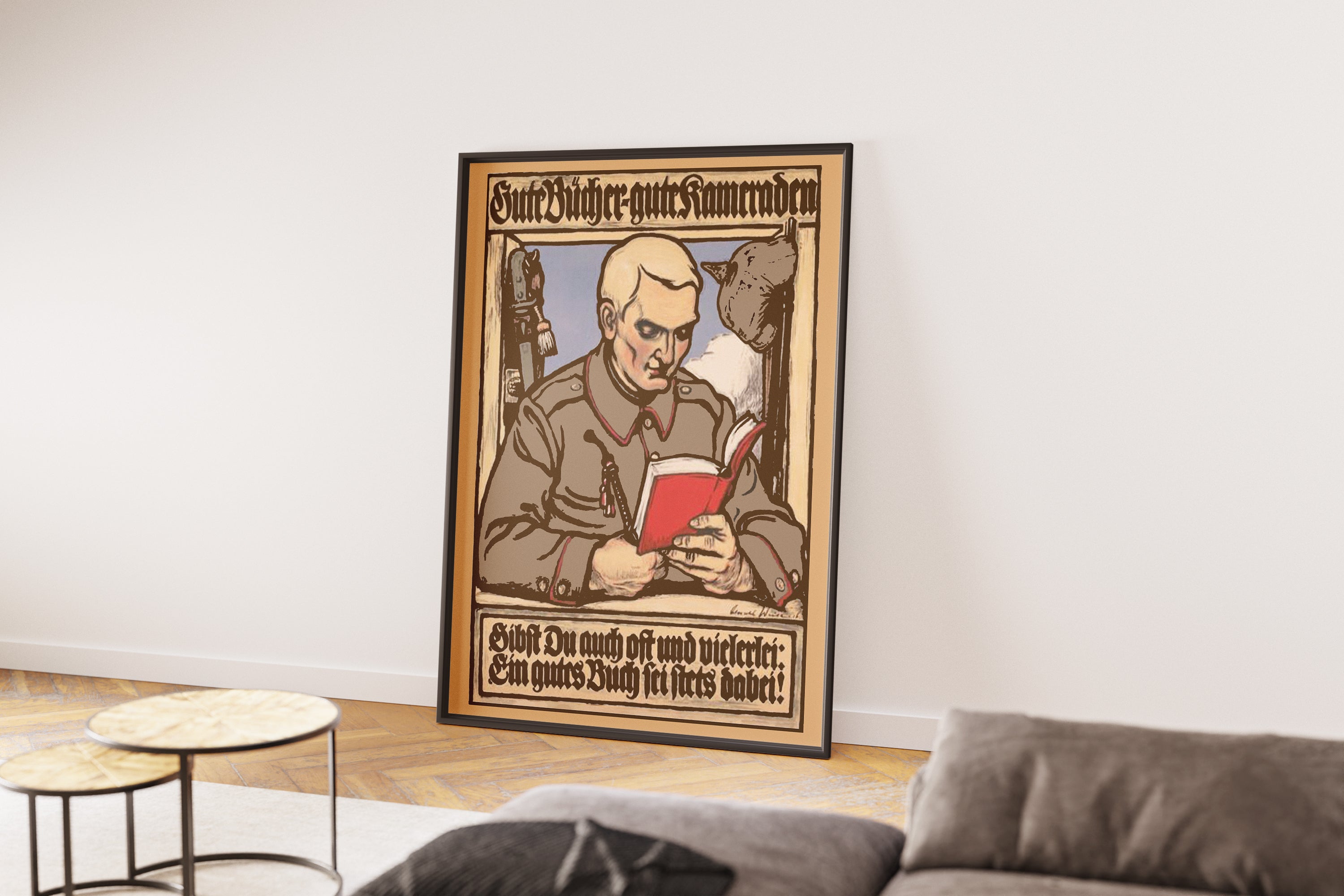"Good Comrades" - German WW1 Propaganda Poster TheHistoryPrint