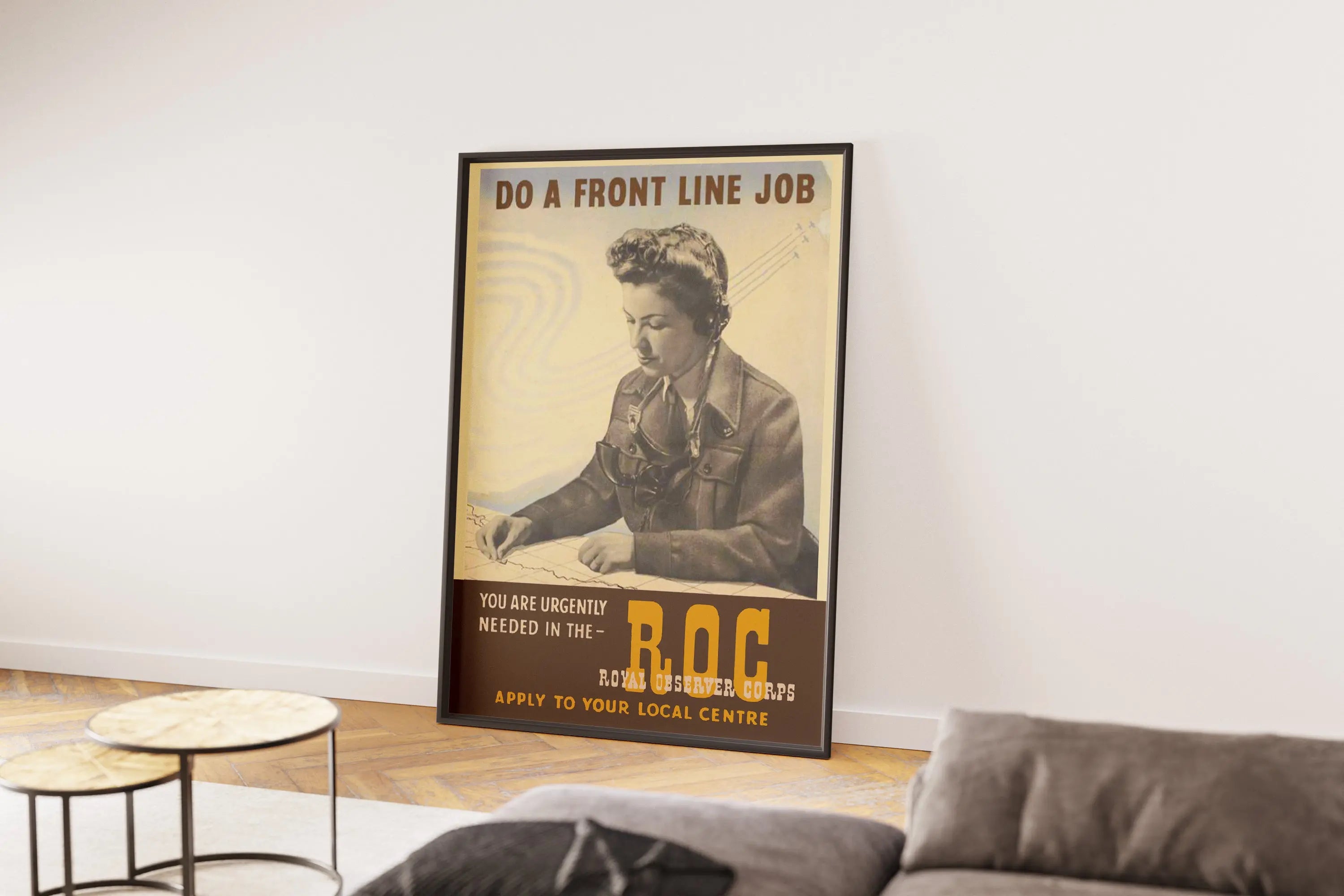 "Royal Observer Corps" - British WW2 Propaganda Poster TheHistoryPrint