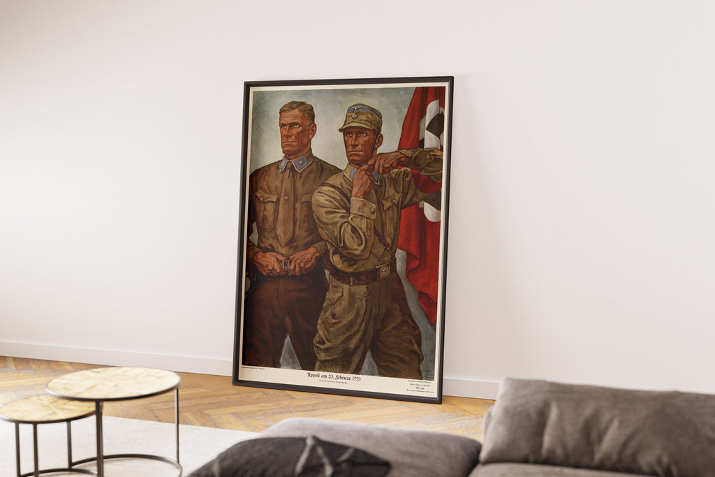 "1933 Soldiers" - German WW2 Propaganda Poster TheHistoryPrint