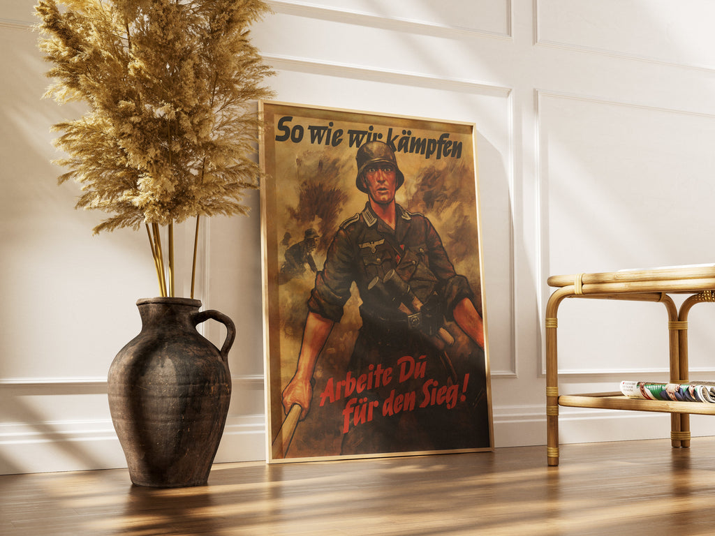 "Soldier" - German WW2 Propaganda Poster TheHistoryPrint