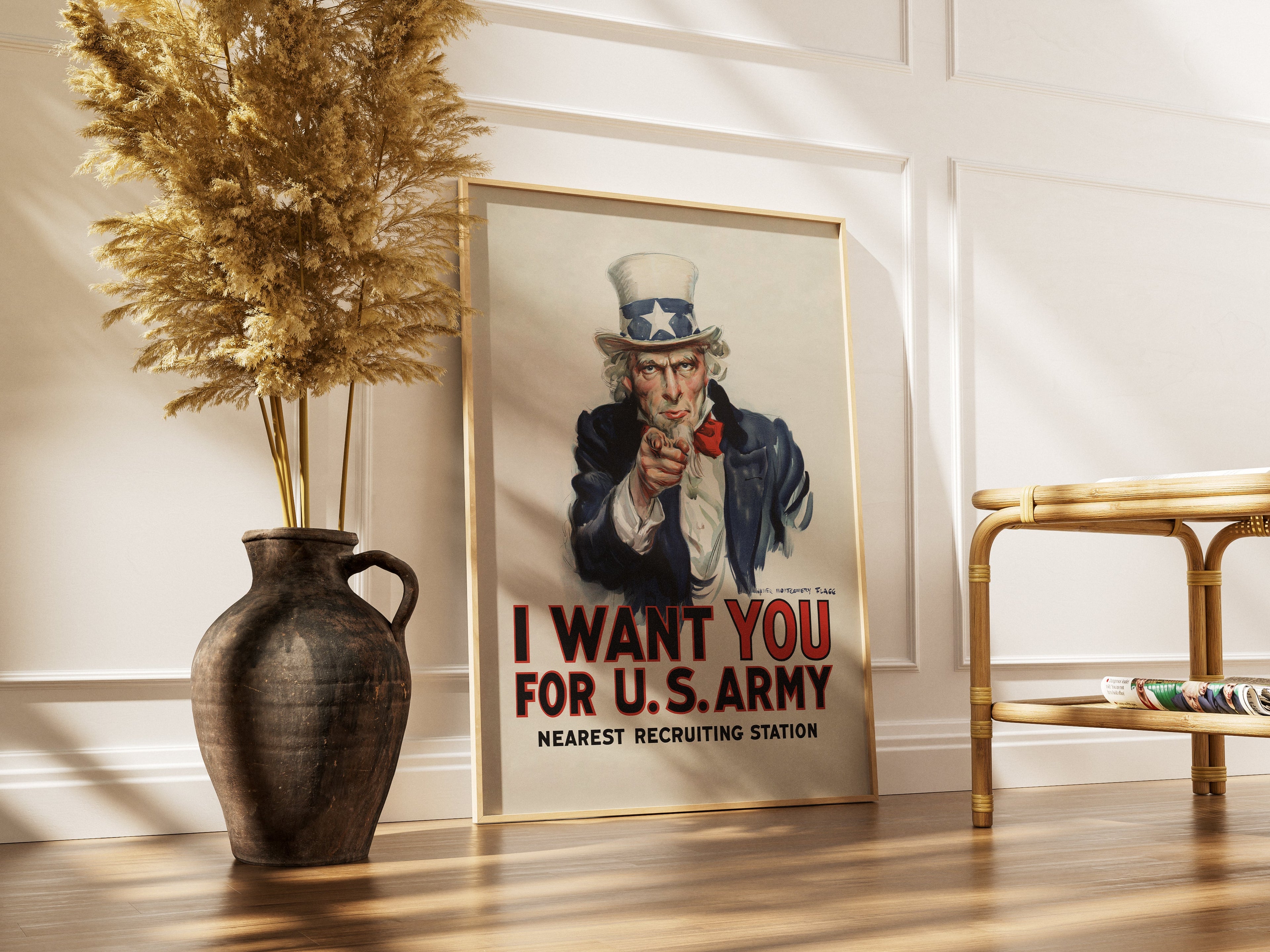 "I Want You" - US WW2 Propaganda Poster TheHistoryPrint