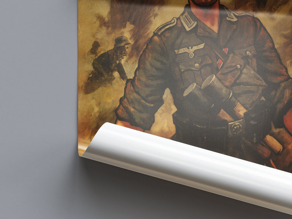 "Soldier" - German WW2 Propaganda Poster TheHistoryPrint