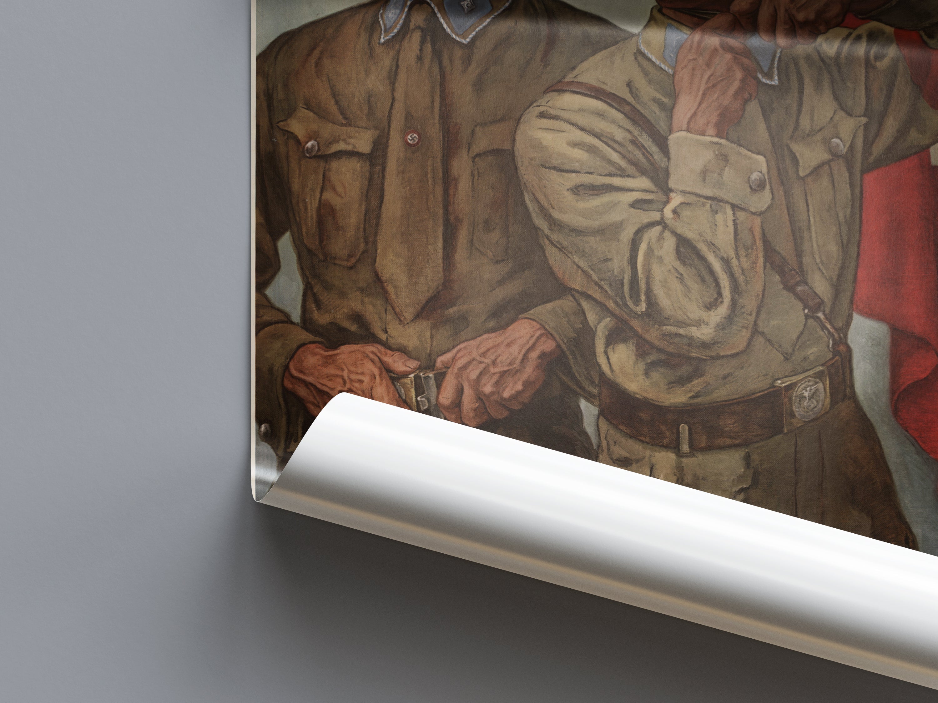 "1933 Soldiers" - German WW2 Propaganda Poster TheHistoryPrint