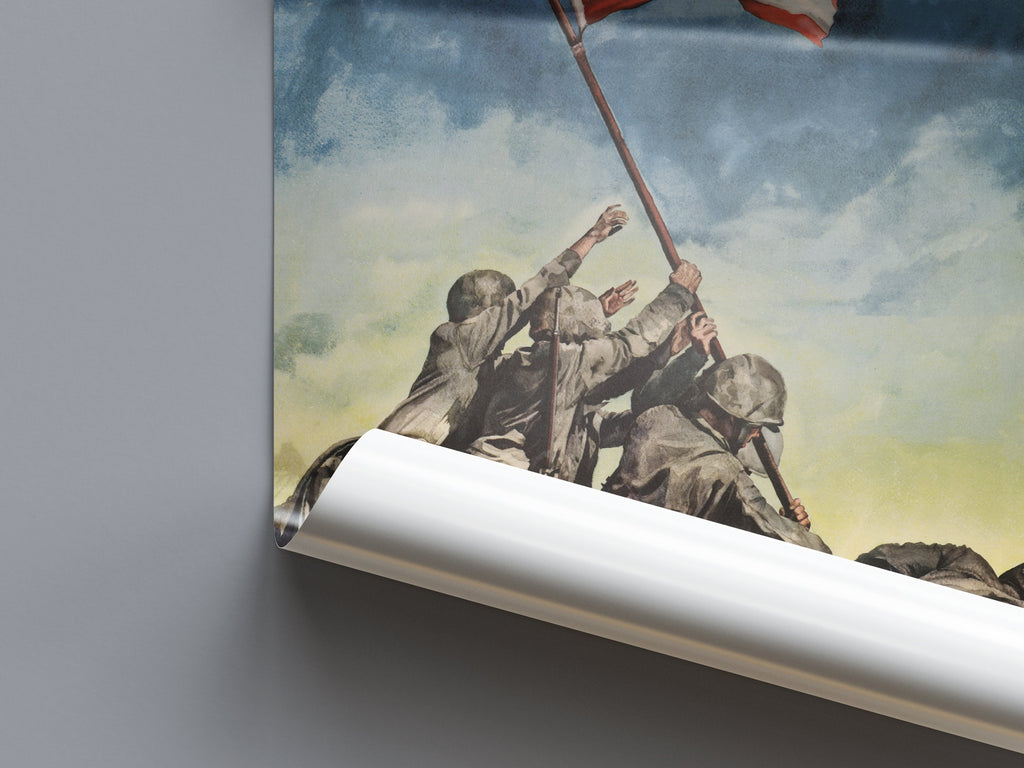 "Now All Together" - US WW2 Propaganda Poster TheHistoryPrint