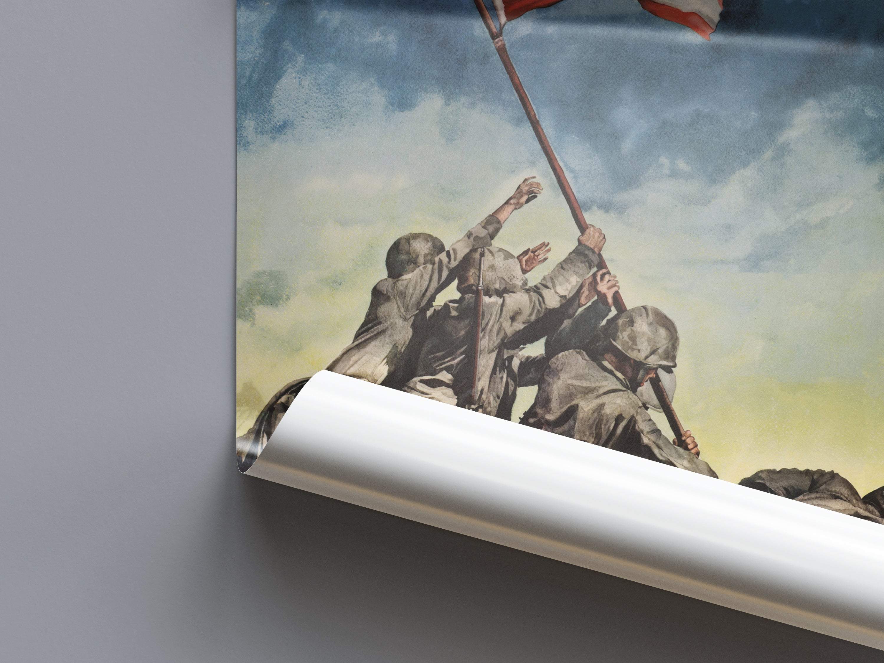 "Now All Together" - US WW2 Propaganda Poster TheHistoryPrint