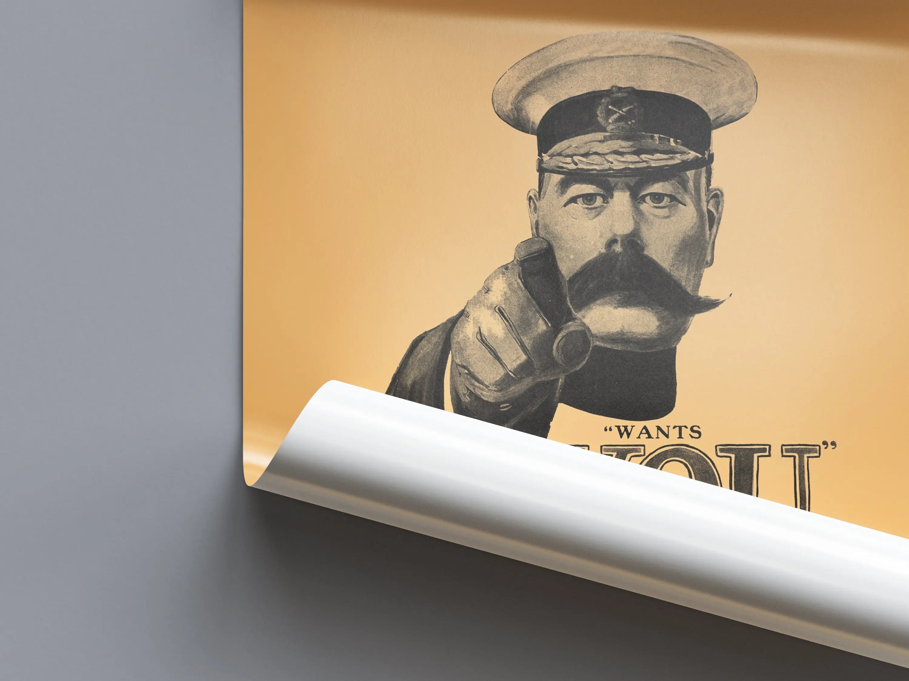 "Britons Want You" - British WW2 Propaganda Poster TheHistoryPrint