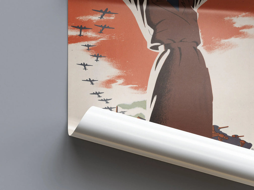 "Come into the Factories" - British WW2 Propaganda Poster TheHistoryPrint