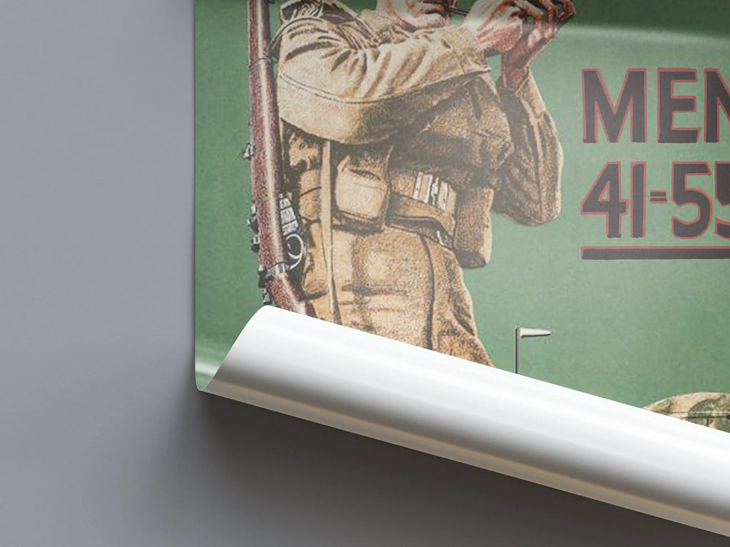 "Home Defence Battalions" - British WW2 Propaganda Poster TheHistoryPrint