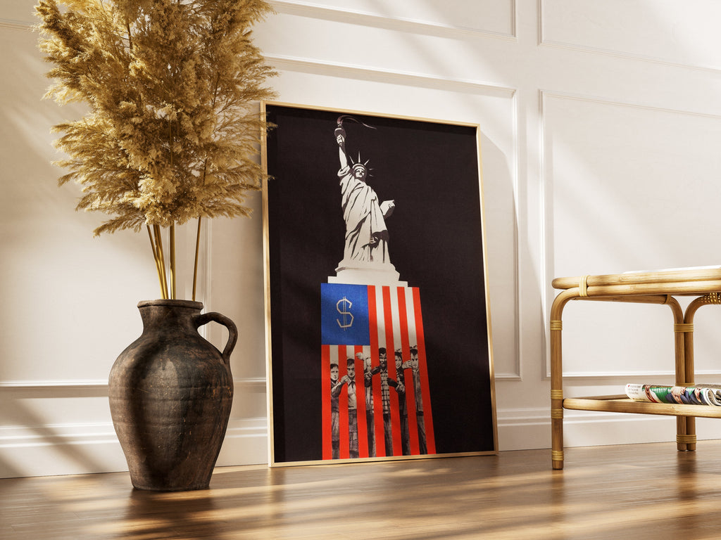 "American Capitalism" - Cold War Poster TheHistoryPrint
