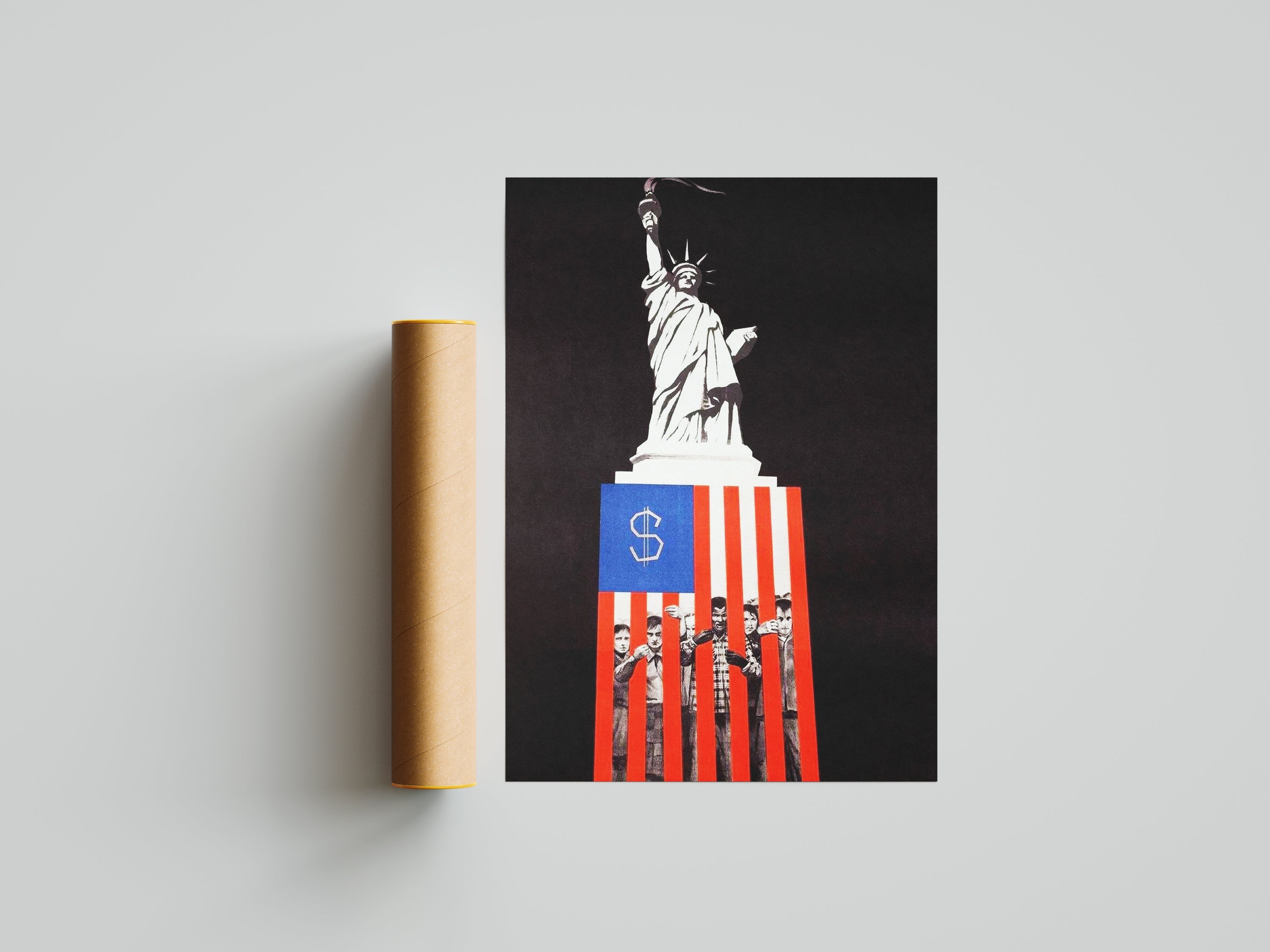 "American Capitalism" - Cold War Poster TheHistoryPrint