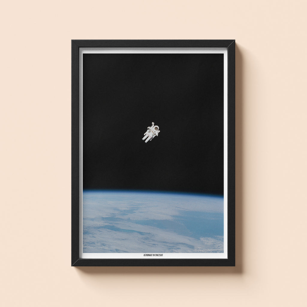 Astronaut in Space | Historical Print | Mid Century Historical Print