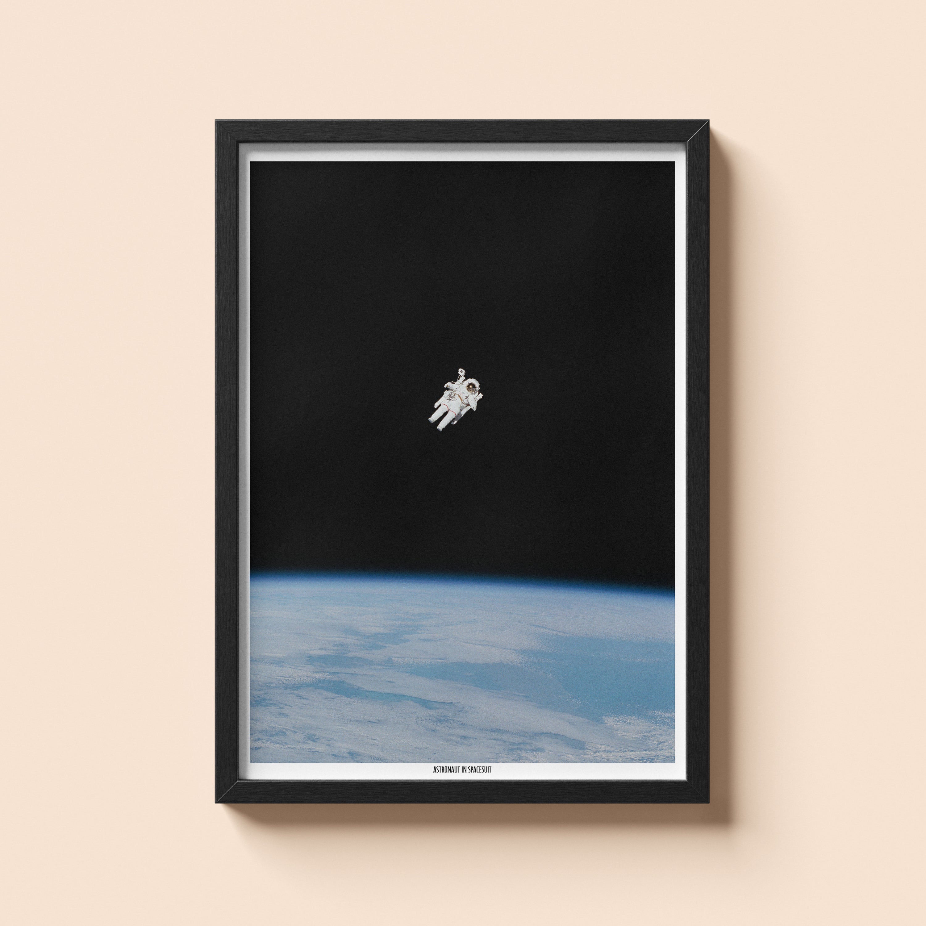 Astronaut in Space | Historical Print | Mid Century Historical Print