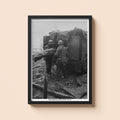 Wounded Soldier Loaded | Historical Print | WW2 Historical Print