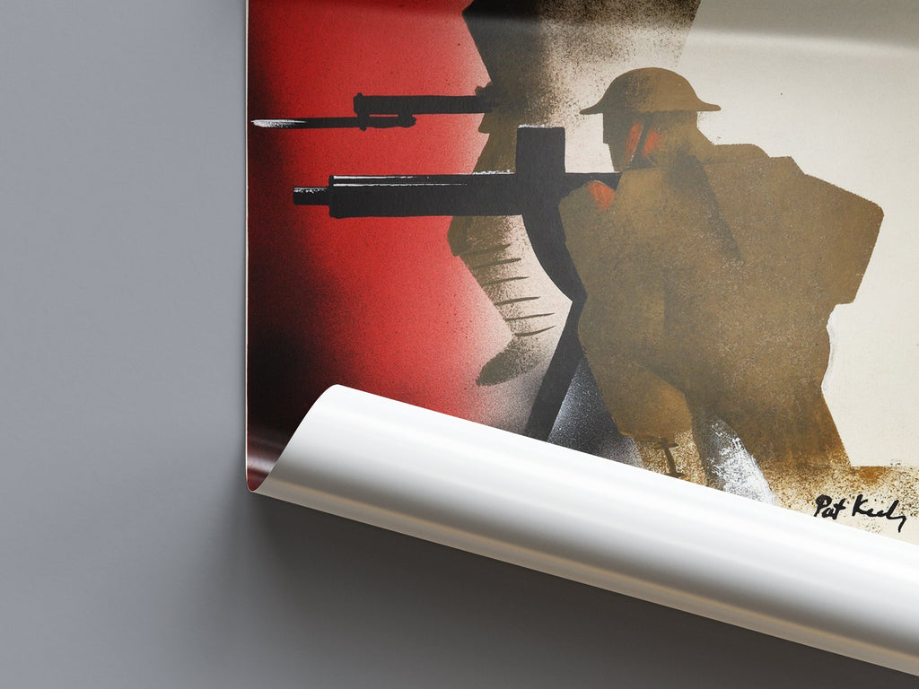 "Beat them Again" - British WW2 Propaganda Poster TheHistoryPrint