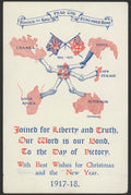 "Christmas Wishes 1917" - Allied WW1 Propaganda Poster TheHistoryPrint