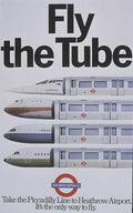 "Fly the Tube" - Classic Railway Posters TheHistoryPrint