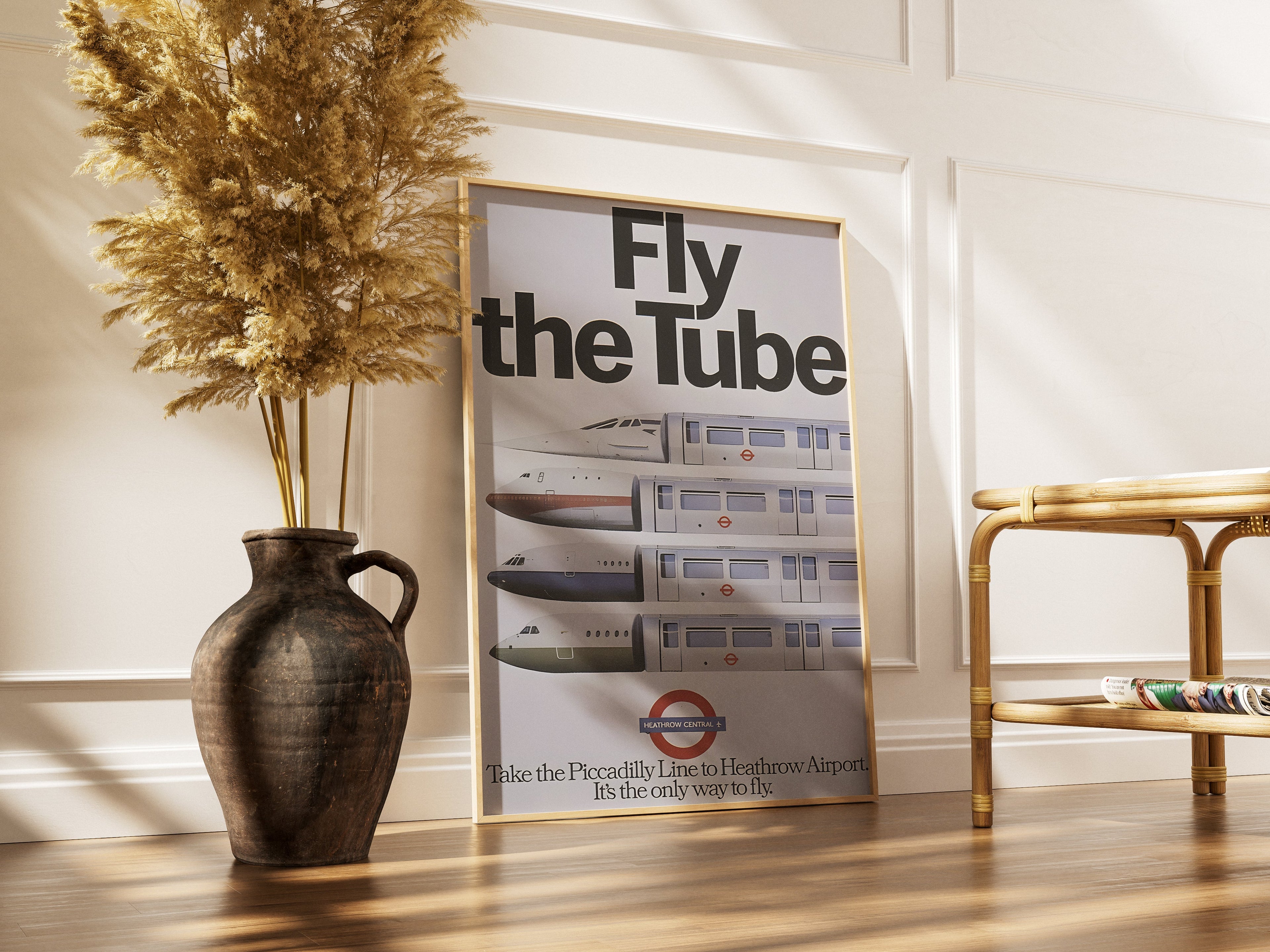 "Fly the Tube" - Classic Railway Posters TheHistoryPrint