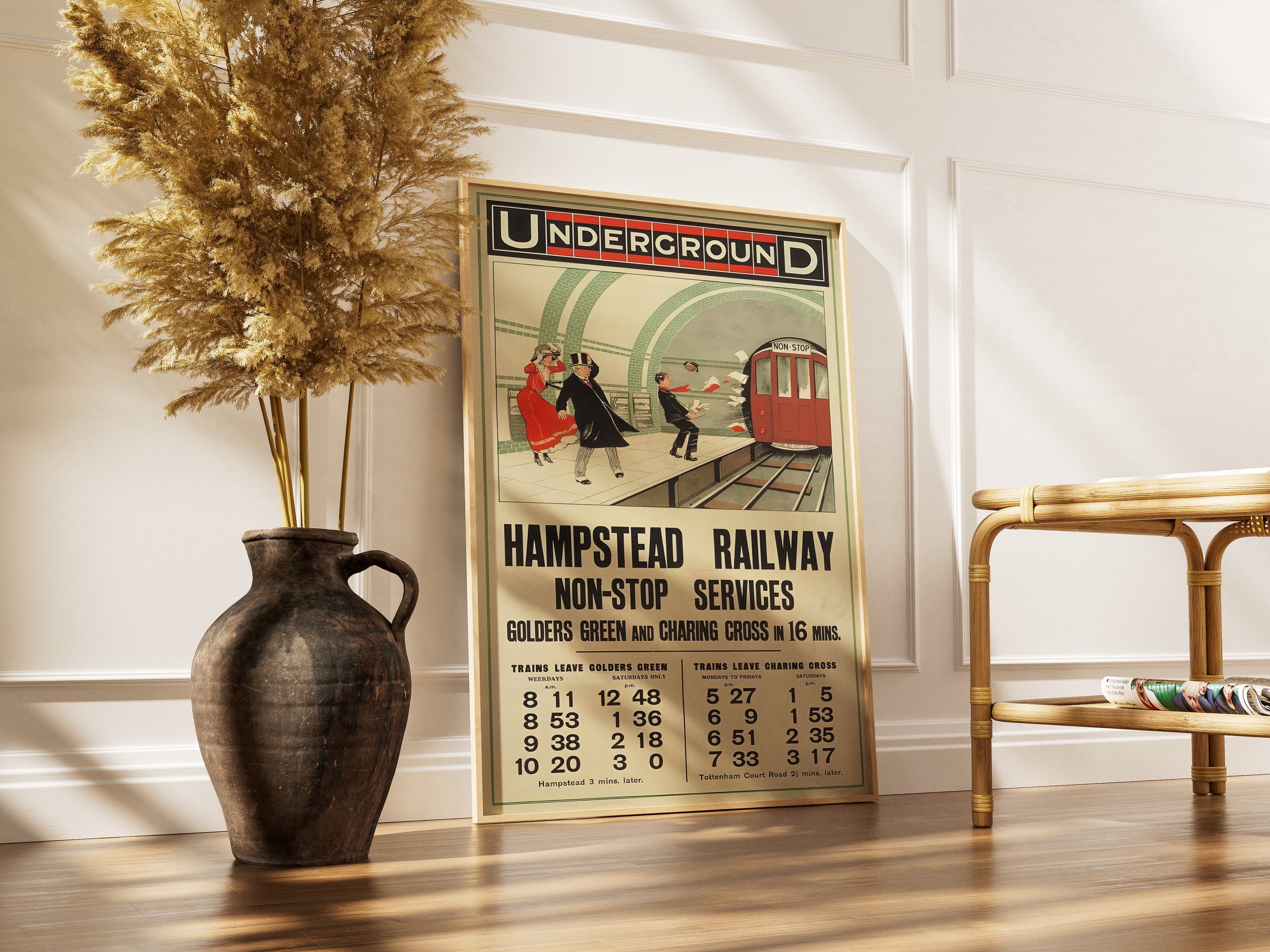 "Hampstead Railways" - Classic Railway Posters TheHistoryPrint