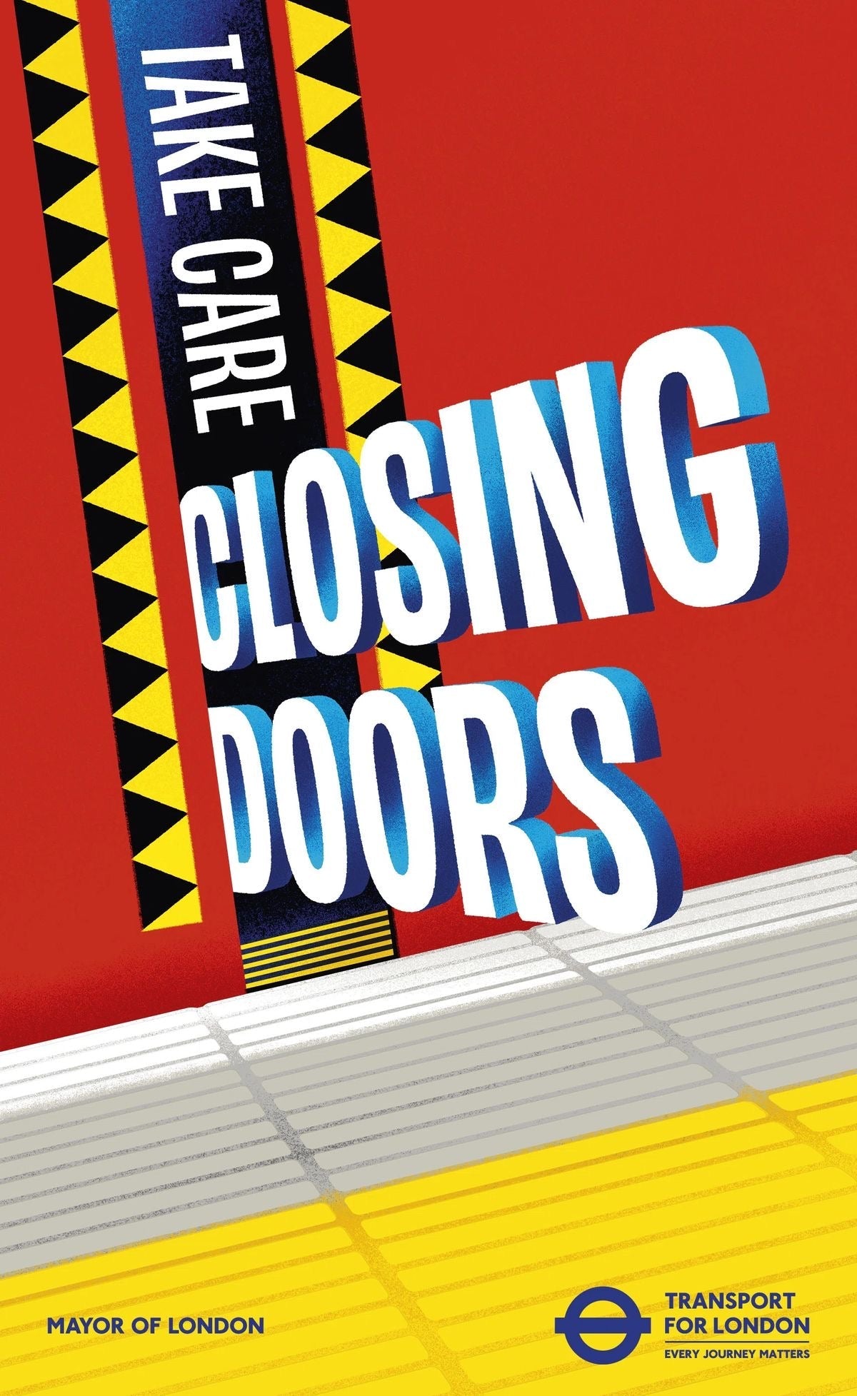 "Closing Doors" - Classic Railway Posters TheHistoryPrint