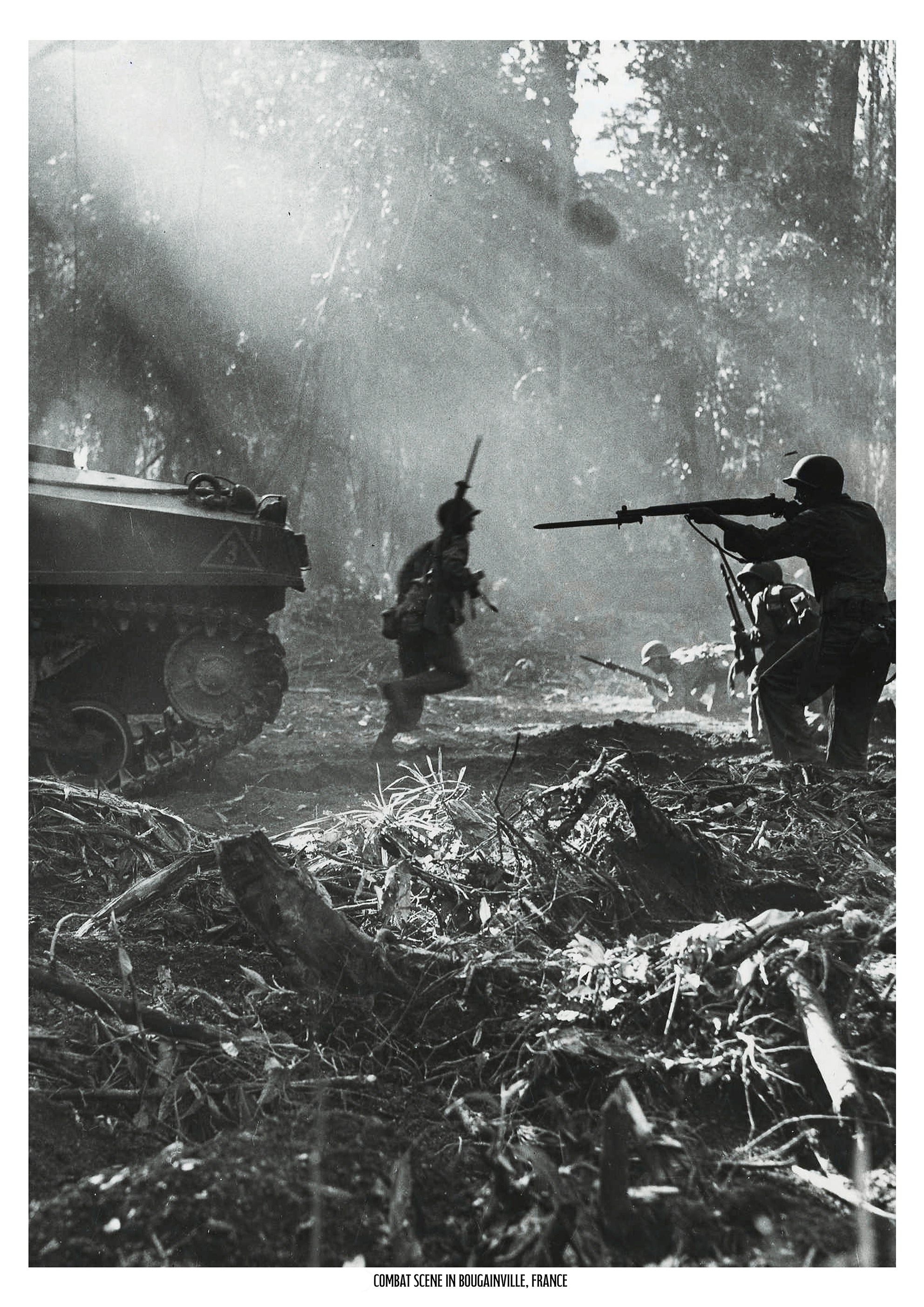 Infantry Advance Bougainville 1944 | Historical Print | WW2 Historical Print