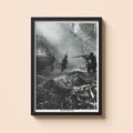 Infantry Advance Bougainville 1944 | Historical Print | WW2 Historical Print