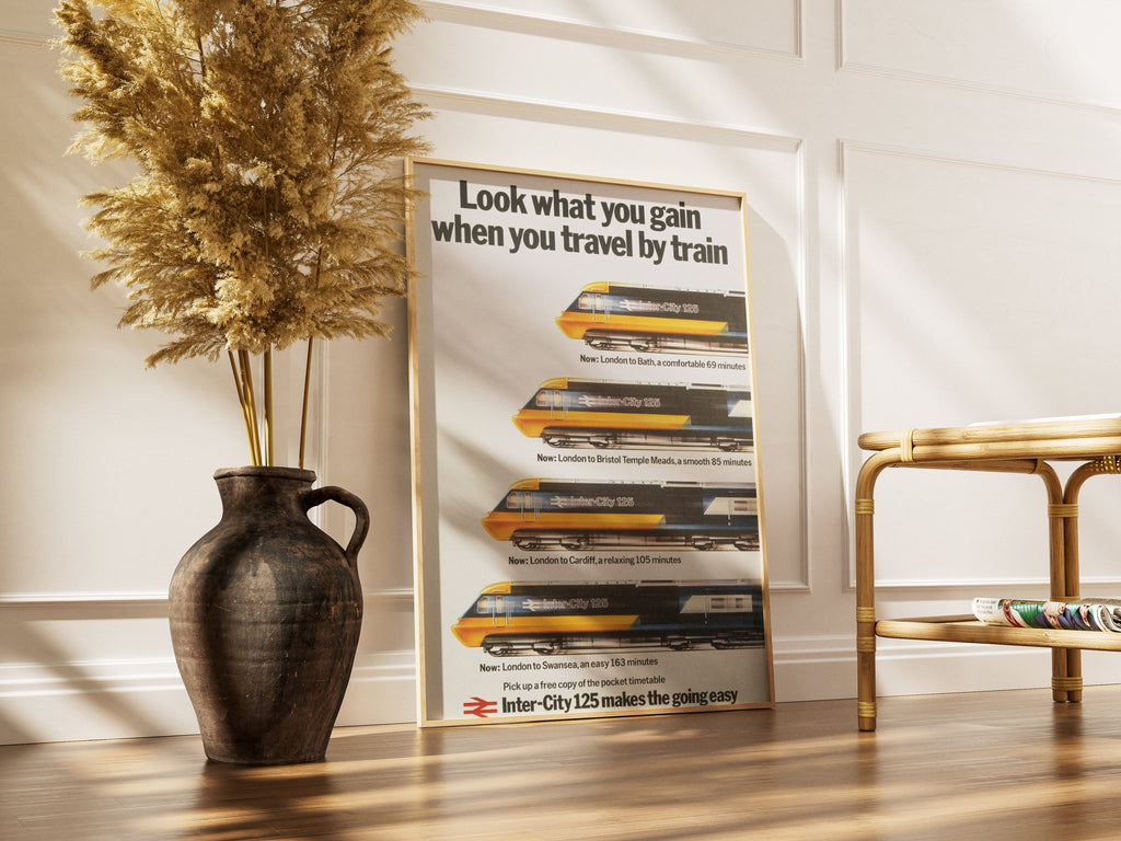 "Inter City Railway" - Classic Railway Posters TheHistoryPrint