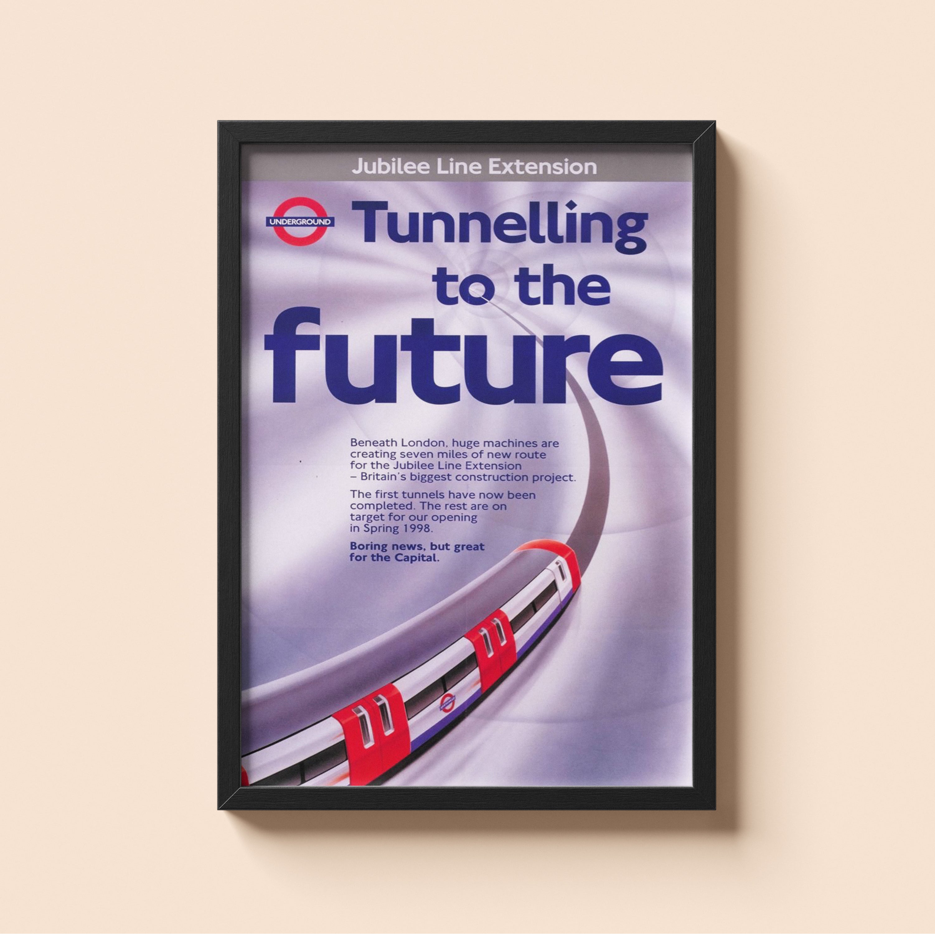 "Tunnelling to the Future" - Classic Railway Posters