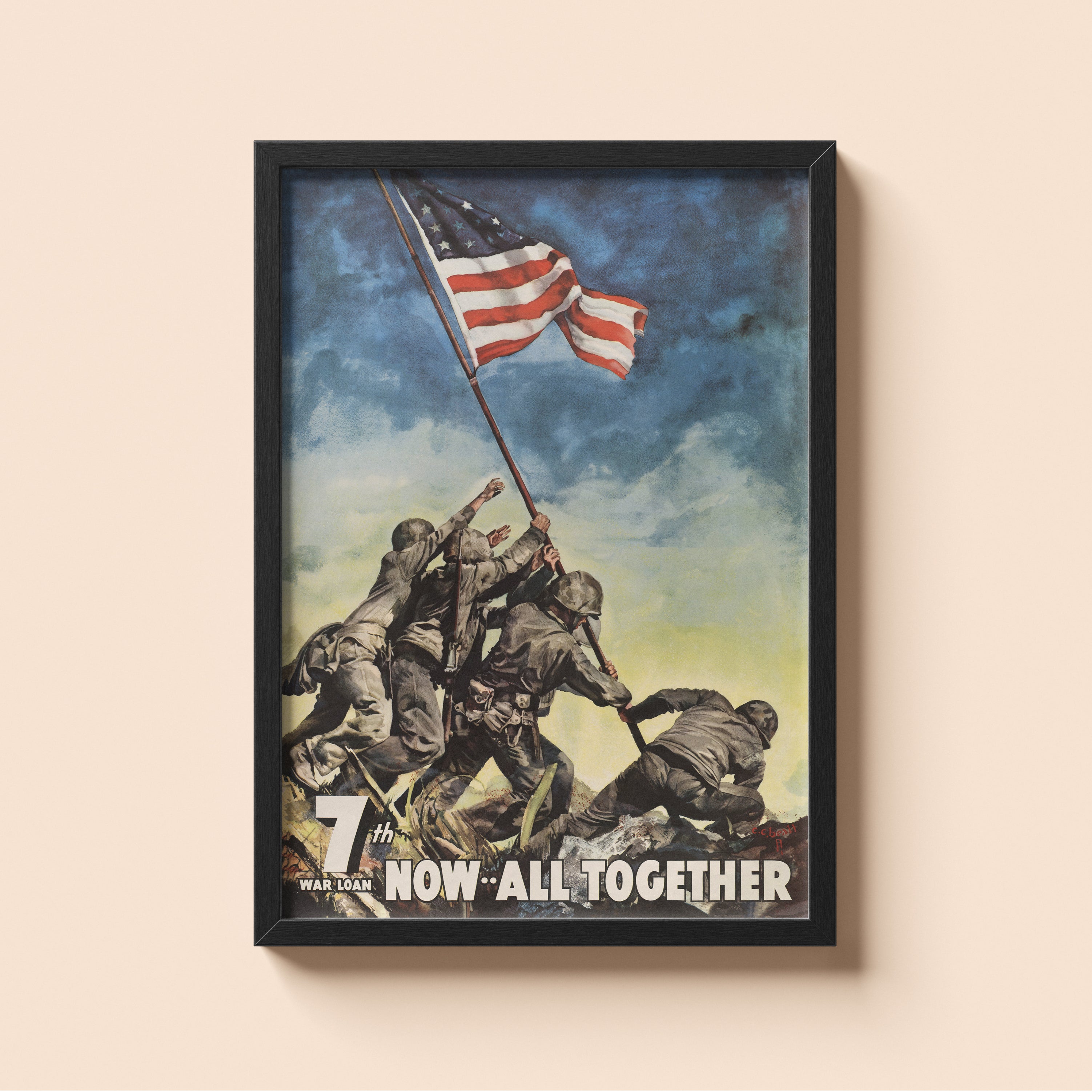 "Now All Together" - US WW2 Propaganda Poster