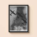 P-51 Mustang in Formation | Historical Print | WW2 Historical Print
