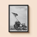 Raising the Flag in Iwo Jima | Historical Print | WW2 Historical Print
