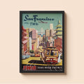 "San Francisco TWA" - Classic Airline Posters