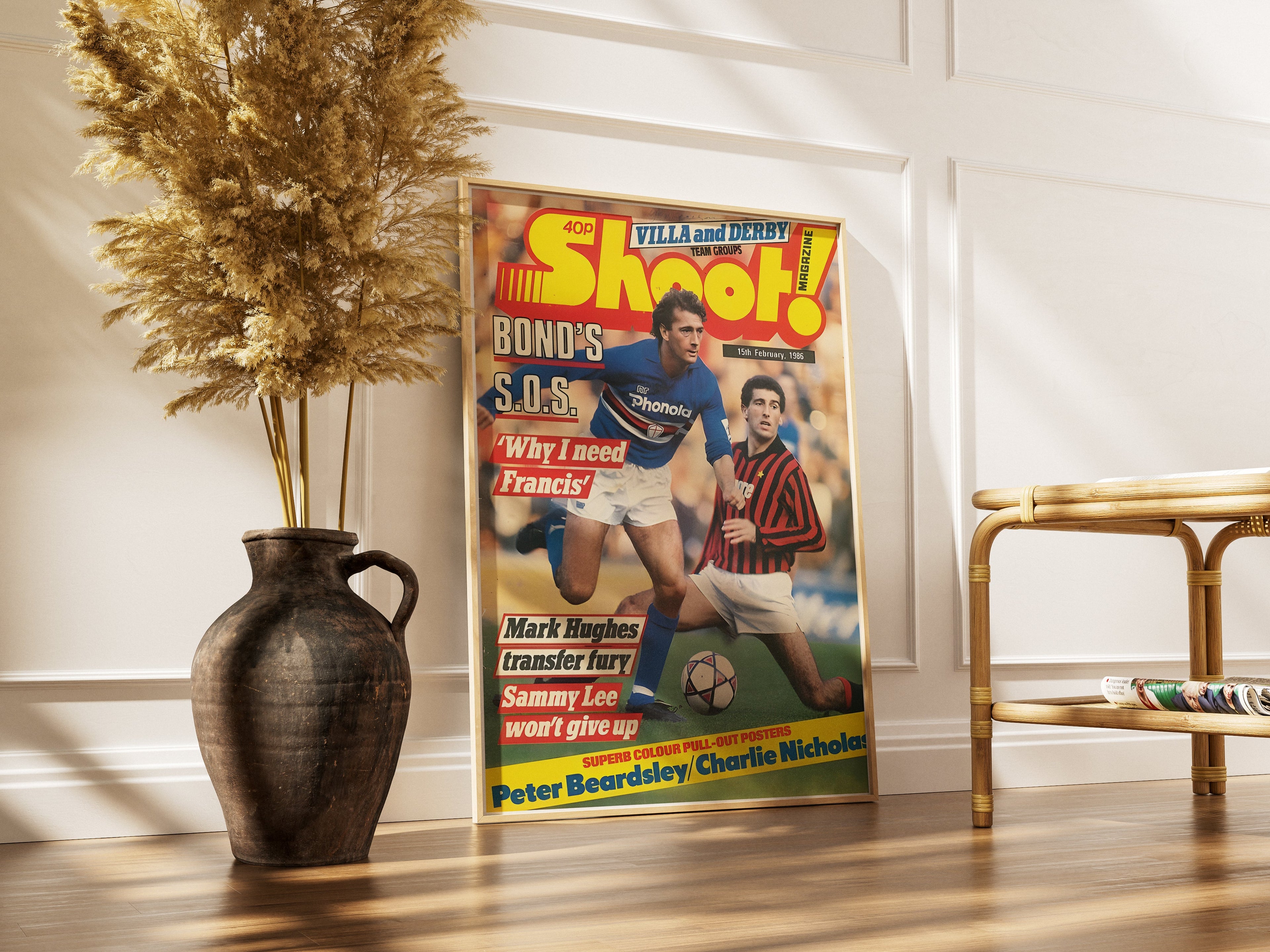 "Shoot May 1986" - Classic Football Poster TheHistoryPrint