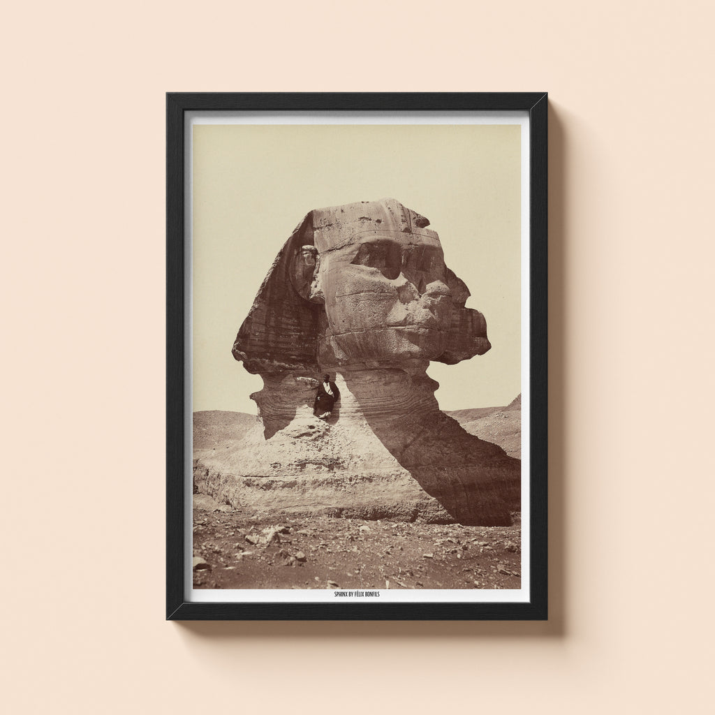 The Sphinx | Felix Bonfils | 19th Century Egypt Historical Print