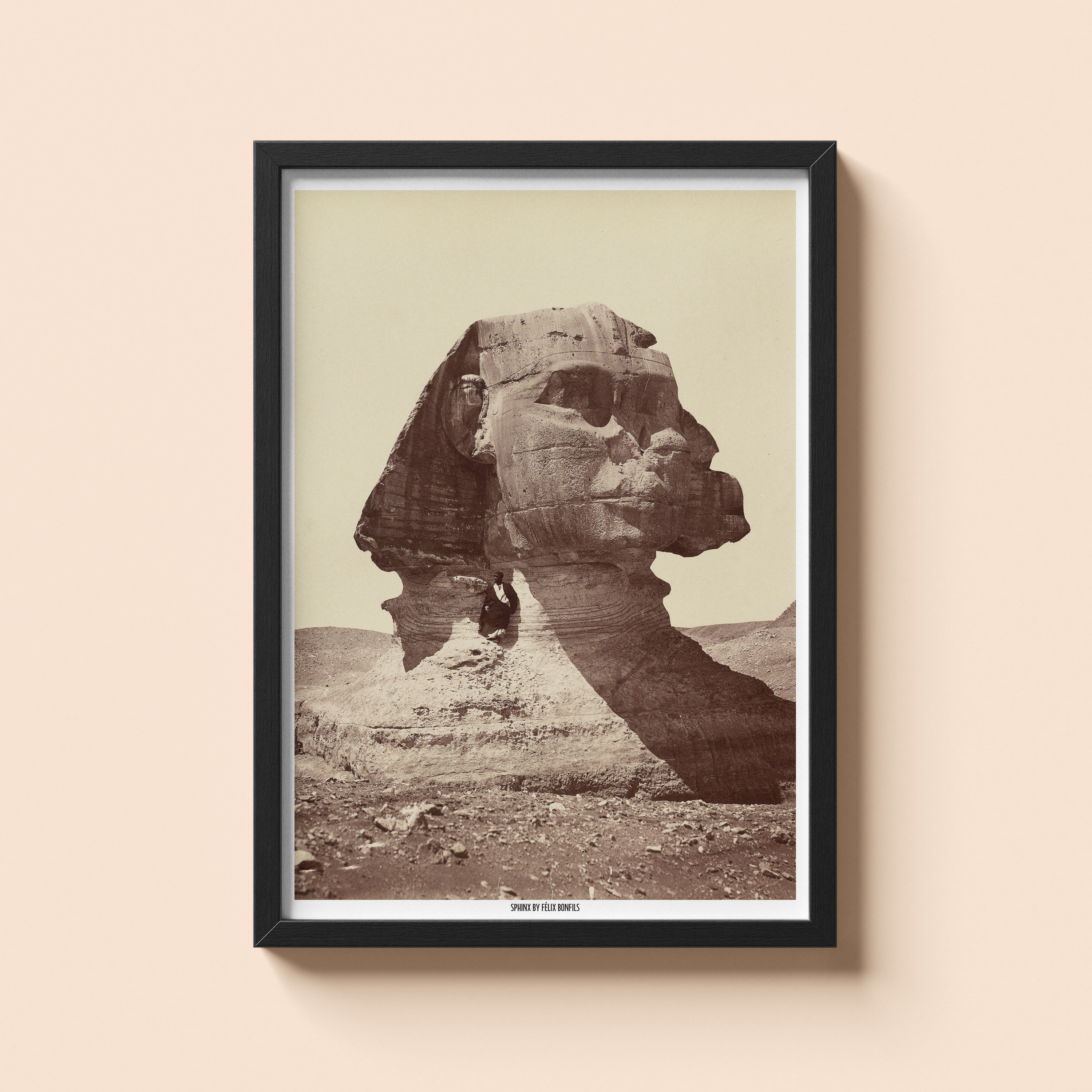 The Sphinx | Felix Bonfils | 19th Century Egypt Historical Print