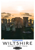 "Stonehenge" - Classic Vintage Travel Poster TheHistoryPrint