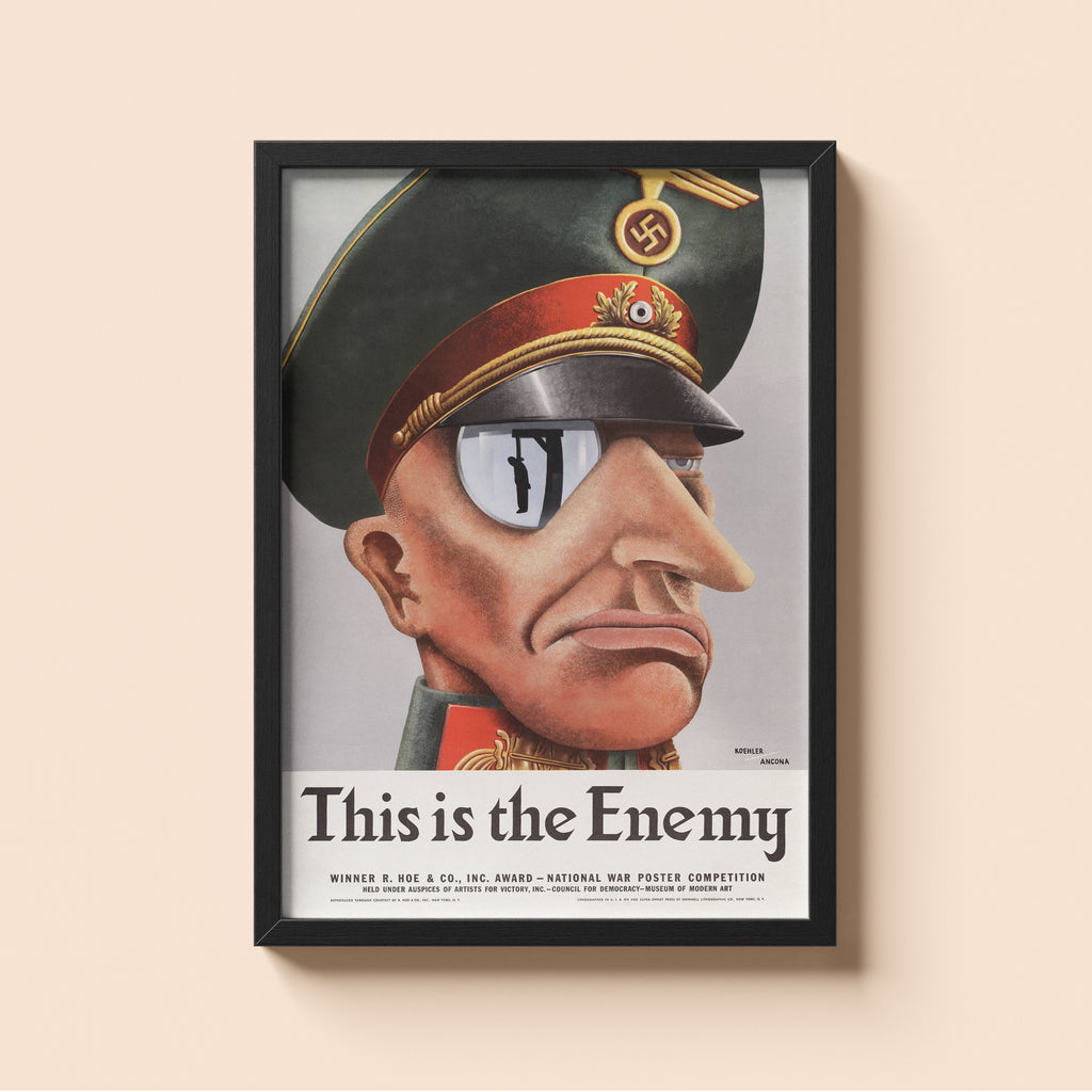"This is the Enemy" - US WW2 Propaganda Poster