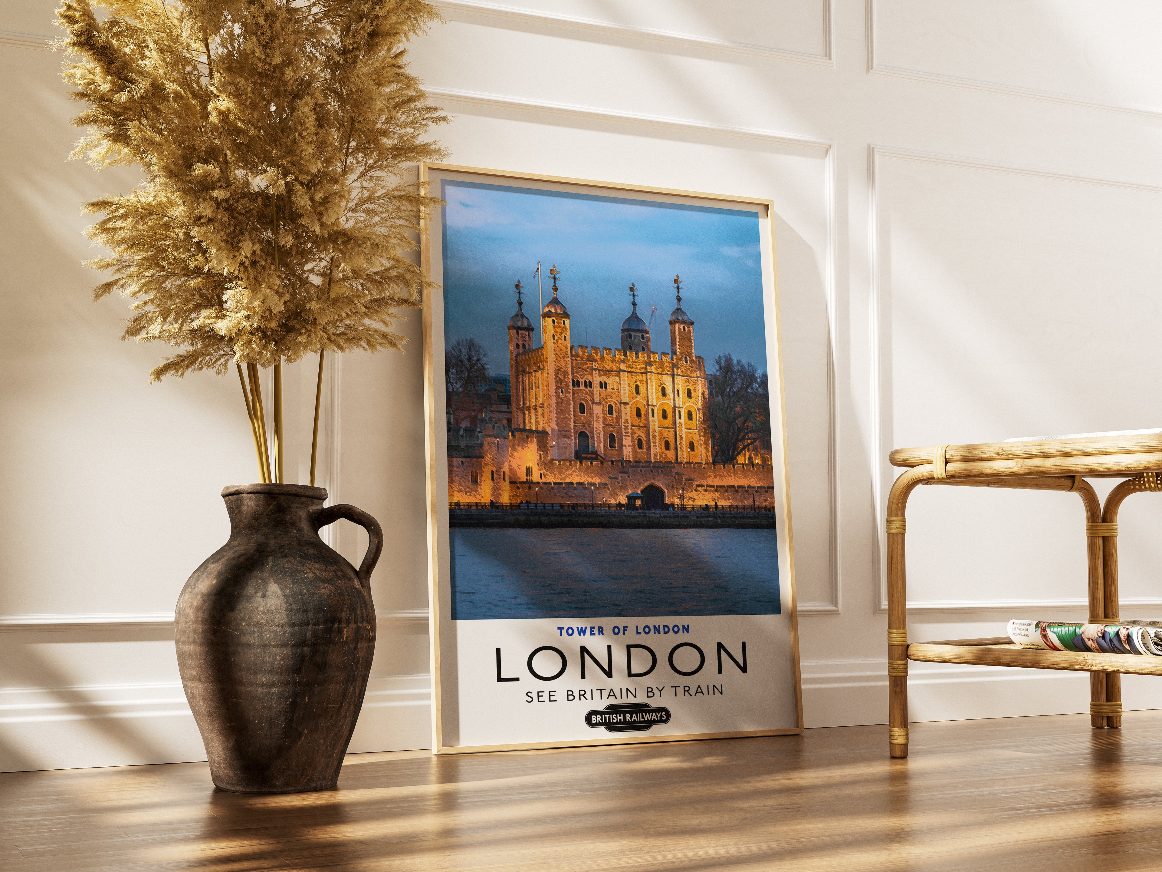 "Tower of London" - Classic Vintage Travel Poster TheHistoryPrint