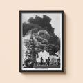 UUS Bunker Hill Kamikaze | Historical Print | WW2 Historical Print